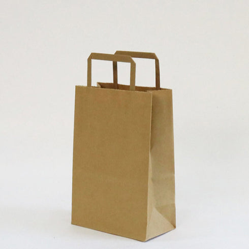 印刷手提げ袋 / クラフト紙平紐 11号310x400x125