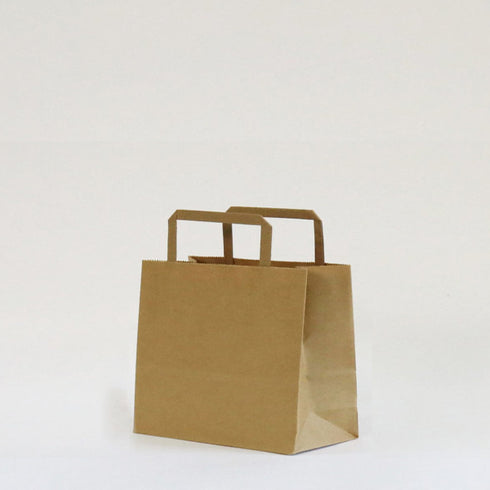 印刷手提げ袋 / クラフト紙平紐 7号260x285x150