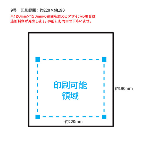 印刷手提げ袋 / クラフト紙平紐 9号280x310x170